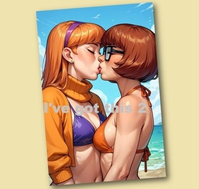 Kühlschrankmagnet Velma Dinkley - Scooby Doo - Sexy Anime Art 3144