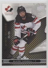 2018 Upper Deck Team Canada Juniors High Gloss /25 Blayre Turnbull #70