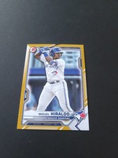 2021 Bowman Draft Gold Foil /50 Miguel Hiraldo #BD-98