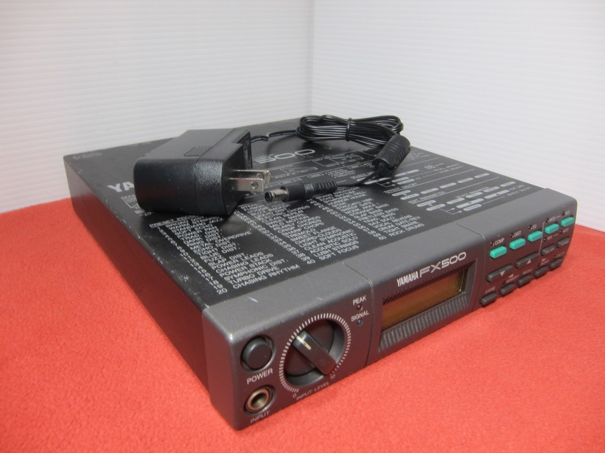 YAMAHA Guitar Effect Processor FX500 ヤマハ Yamaha FX500 Multi Effects Processor Guitar Effect w/ AC Adapter