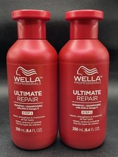 2 - Wella Ultimate Repair Shampoo  8.4 fl oz / 250mL each  STEP 1  Omega-9