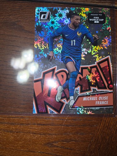 Michael Olise [Oversize] #14 2025 Panini Donruss Road to FIFA Kaboom card