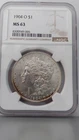 1904-O United States Morgan Silver Dollar, NGC MS63