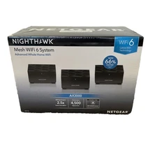 NETGEAR Nighthawk AX3000 3-Pack Mesh Wi-Fi 6 System MK73S-200NAS