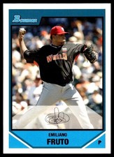 2007 Bowman Draft Draft Picks #BDPP70 Emiliano Fruto Rookie Washington Nationals