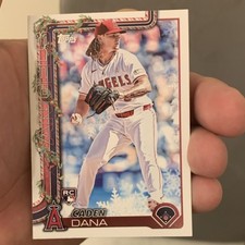 Topps 2025 Holiday Caden Dana Los Angeles Angels Rookie #H133 Baseball Card