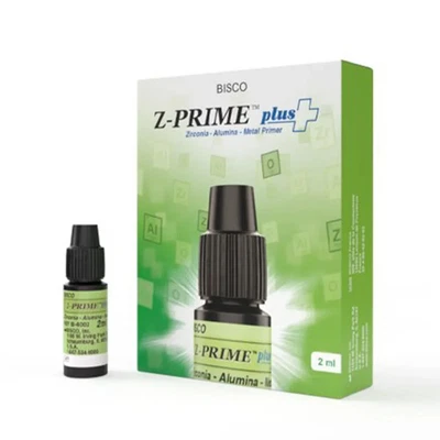 BISCO Dental Z PRIME PLUS Primer Strenght to Zirconia, Alumina & Metal Restoration 2ml
