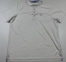 Greyson White Polo Shirt 2XL