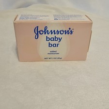 Johnson's Baby Bar Soap Gentle for Baby Bath 3 oz NOS