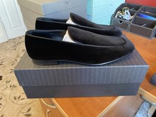 Ermenegildo Zegna Silk Satin Suede Loafer Size UK8 EU42 US9 Brand New Price £780