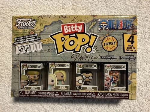 Funko Bitty Pop Mini Figure One Piece 4-Pack Usopp Kaya Kuro & Buggy The Clown