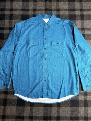 Visvim Lumber Khadi Shirt - Size 4 - Blue Houndstooth - Made In Japan