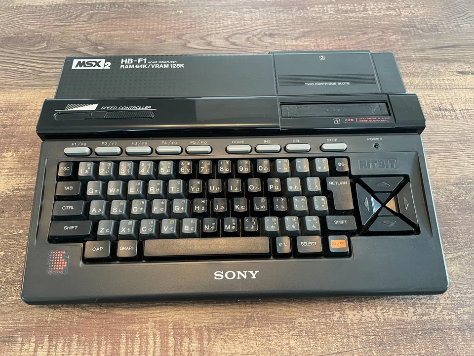 Home Computer Sony HB-F1 HIT BIT MSX2 MSX raro solo Giappone vintage - non testato - Immagine 2 di 4