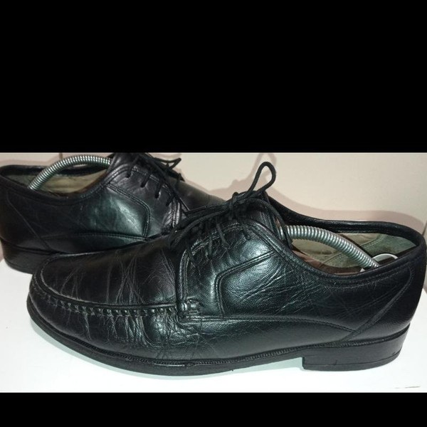 Men Clarks Boots Black Leather 42 #79Y9