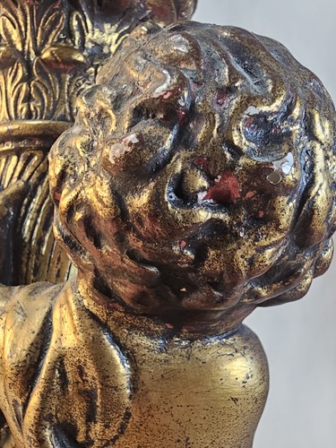 Antique Figural Cherub Putti Table Lamp Neoclassical Victorian Style. VTG 1900's - Picture 21 of 24