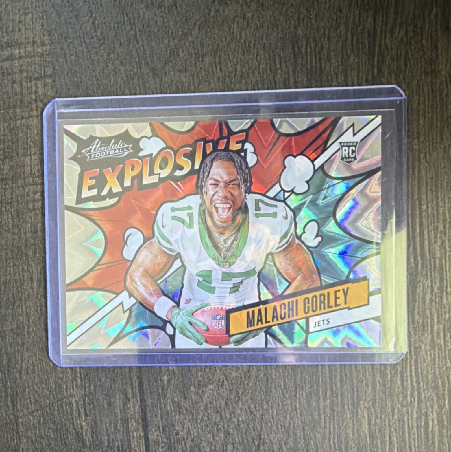 2024 Panini Absolute Explosive Rookie Malachi Corley Jets #EX-MCY Card