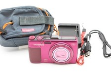   Excellent   Olympus SH-25MR White 16.0MP Compact Digital Camera Red From Japan