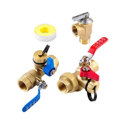 VEVOR Water Heater Kit 3/4'' Water Heater Flush Kit with 2PCS Isolation Valves