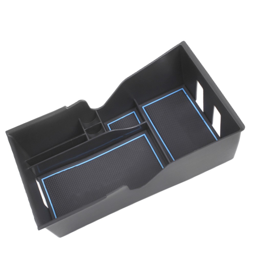 Center Console Organizer Storage Box Black Fit For Tesla Model 3 2017-2020