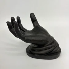 Open Hand Sculpture Book Holder Stand iPad Mount Base Sign Support Rest