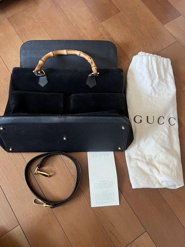 Gucci 2-Way Shoulder Bag Black Luxury Women's Handbag