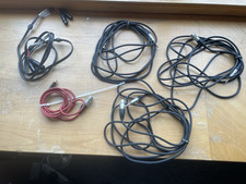 Job Lot of professional XLR, Jack and Phone Cables of various lengths.