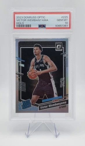 2023-24 Panini Donruss Optic - Rated Rookie Victor Wembanyama #225 Holo PSA 10