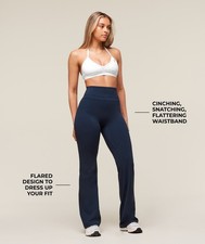 Gymshark x Whitney Simmons Flared Leggings - Navy  S  