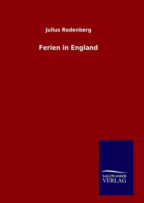 Julius Rodenberg | Ferien in England | Buch | Deutsch (2014) | 196 S. | Outlook