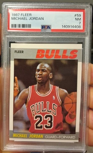 1987-88 Fleer Michael Jordan #59 - PSA 7