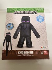 Minecraft Enderman Inflatable Child Boys Costume Halloween Blow Up One Size