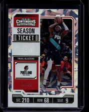 2023-24 Panini Contenders Basketball Jerami Grant #6 Cracked Ice Ticket /25