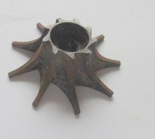 alte Welle Zahnrad Maschinenrad Zahnrad klein Metall rostig Ersatzteil