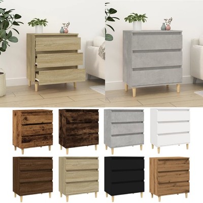 Kommode Sideboard Schubladenkommode 3 Schubladen Holzwerkstoff Moderner 60x35x70