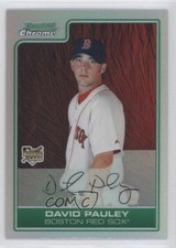 2006 Bowman Draft Chrome Refractor David Pauley #BDP12 uk2