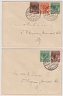Rare Malaya Japanese Occ. Covers 1942 FDC Penang Re-Opening Of Post Services