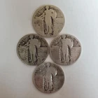 Lot Of 4 SILVER Standing Liberty Quarters (Exact Coins Shown) #00-12