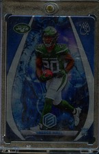Breece Hall 2022 Elements Water SSP CASE HIT RC Rookie Metal Card New York Jets. rookie card picture