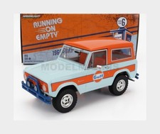 GREENLIGHT 85071 FORD USA - BRONCO OPEN GULF 1966 - LIGHT BLUE ORANGE - 1/24