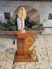 Vintage Bowling Trophy Woman's High Game Award 1949-1950