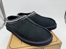 Kirkland Signature Slip On Unisex Black Shearling Slipper Comfort 7 Men/8 Women