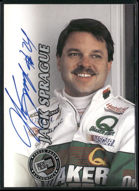 1999 Press Pass #NNO Jack Sprague Autographs #/500