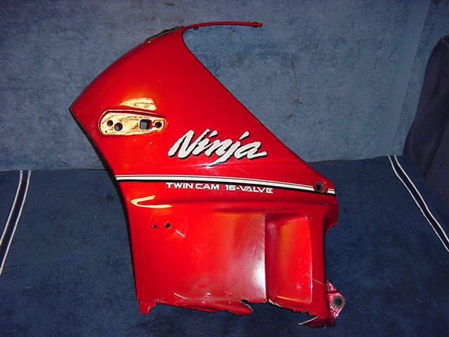 FAIRING Body Work Side Front Upper LEFT LH Red KAWASAKI Ninja