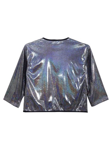 Kids Girls Outerwear Dance Shrug Soft Cardigan Stage Performance Shirts Party - Picture 8 of 90