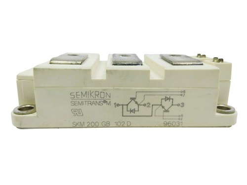 Module IGBT SEMIKRON SKM200GB123D - 1200V/200A - Occasion Testé Et Garanti Fonctionnel - Pour Alimentation, Variateurs