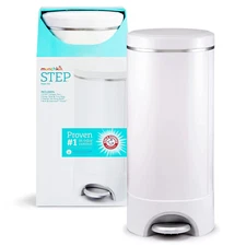 Diaper Pail with Odor Control, Includes Snap & Seal Bag, Refill Ring, and Baking