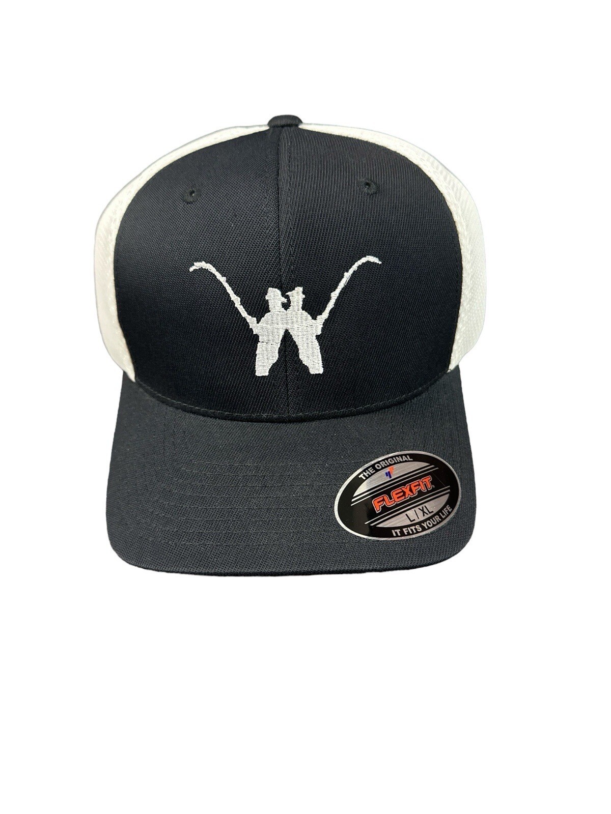 Sport-Tek Men Flexfit Hat Cap Air Mesh Back Structure Stretch Fit L/XL Fishing