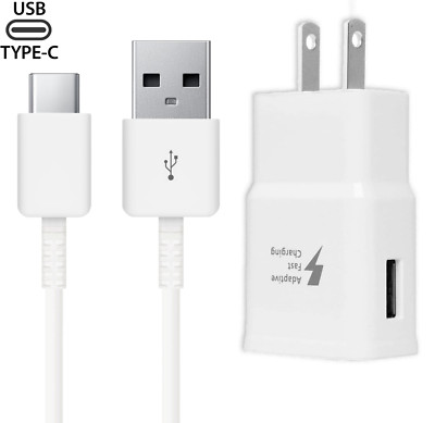 Fast Wall/Travel Charger+ Type USB-C  Cable For Samsung Galaxy S20 S21 S22 5G