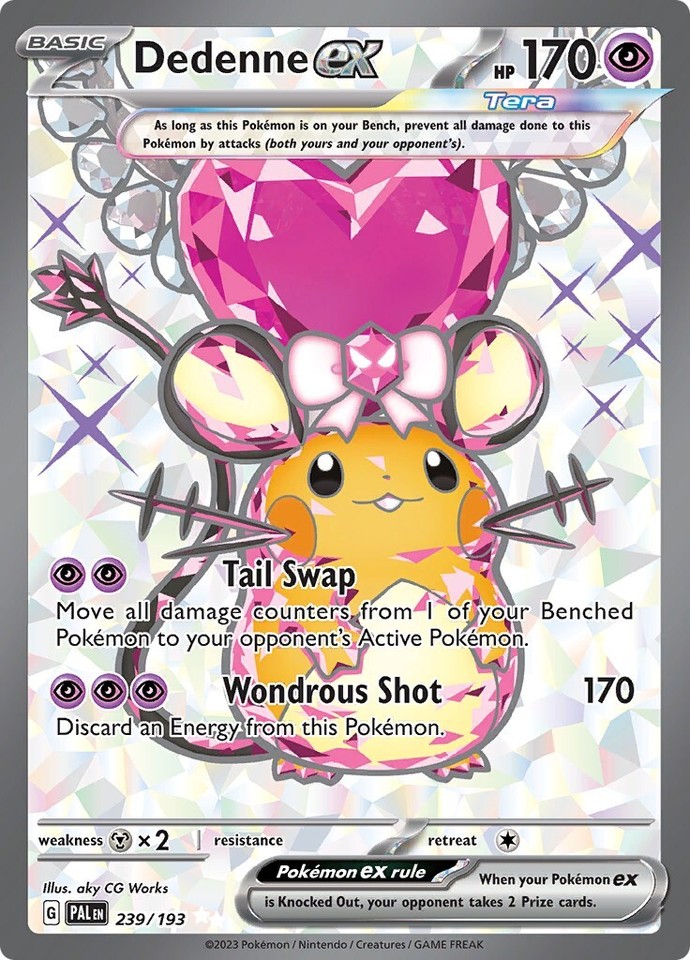 Dedenne Ex 239/193 Sv02: Paldea Evolved for sale | eBay