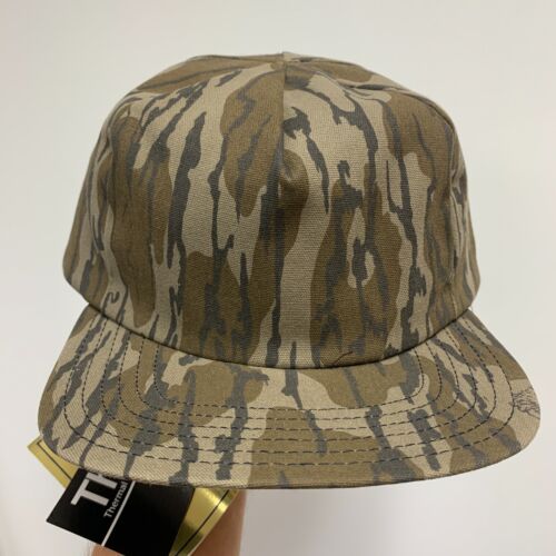 VTG GORE TEX Insulated ORIGINAL Mossy Oak Bottomland Large Hat Camo Ear flaps L - Picture 3 of 10